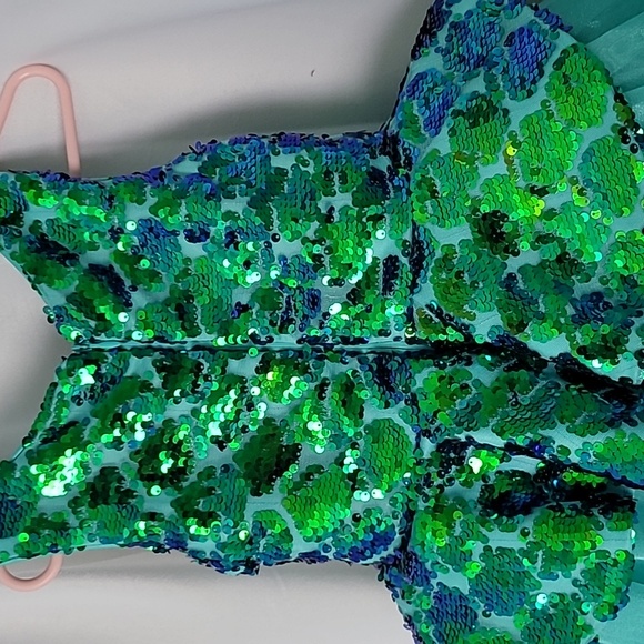 Disney Princess Ariel Sequins Tulle Dress - Picture 3 of 8